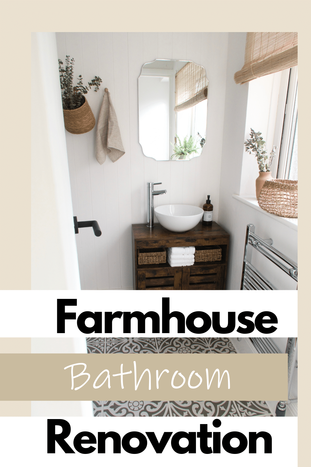 farmhouse bathroom renovation