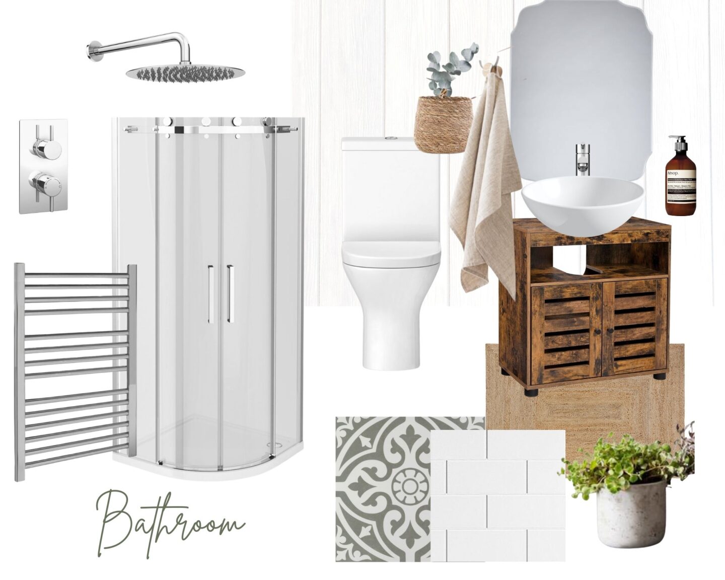 bathroom moodboard