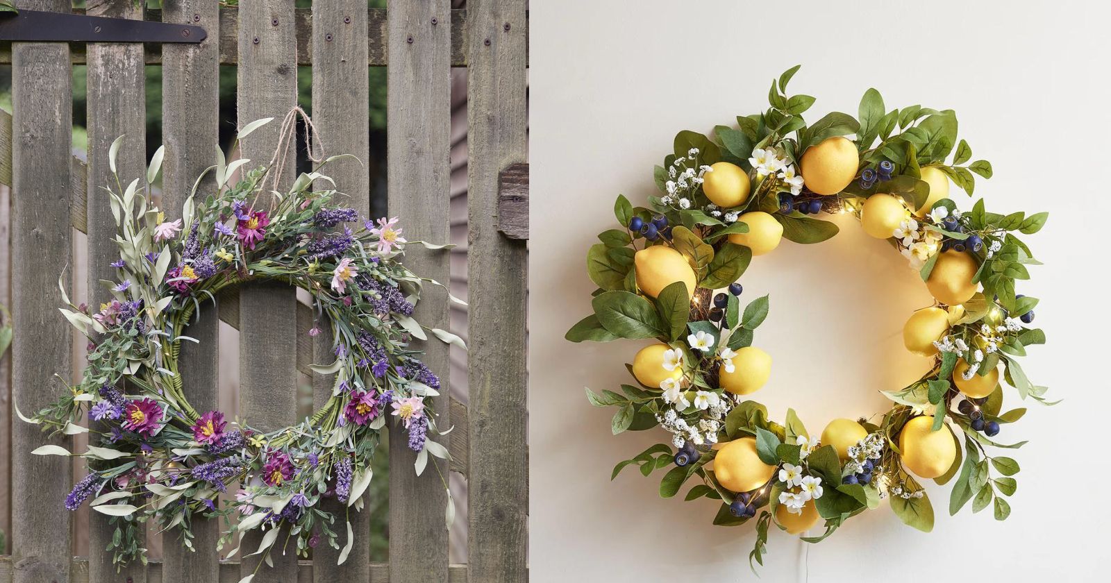spring front door wreaths