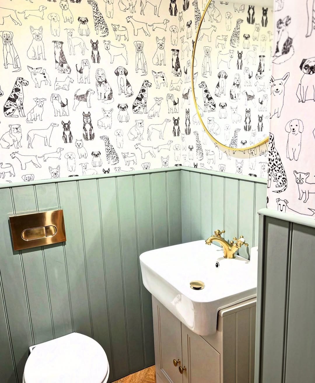 Bathroom tongue and groove panelling 4
