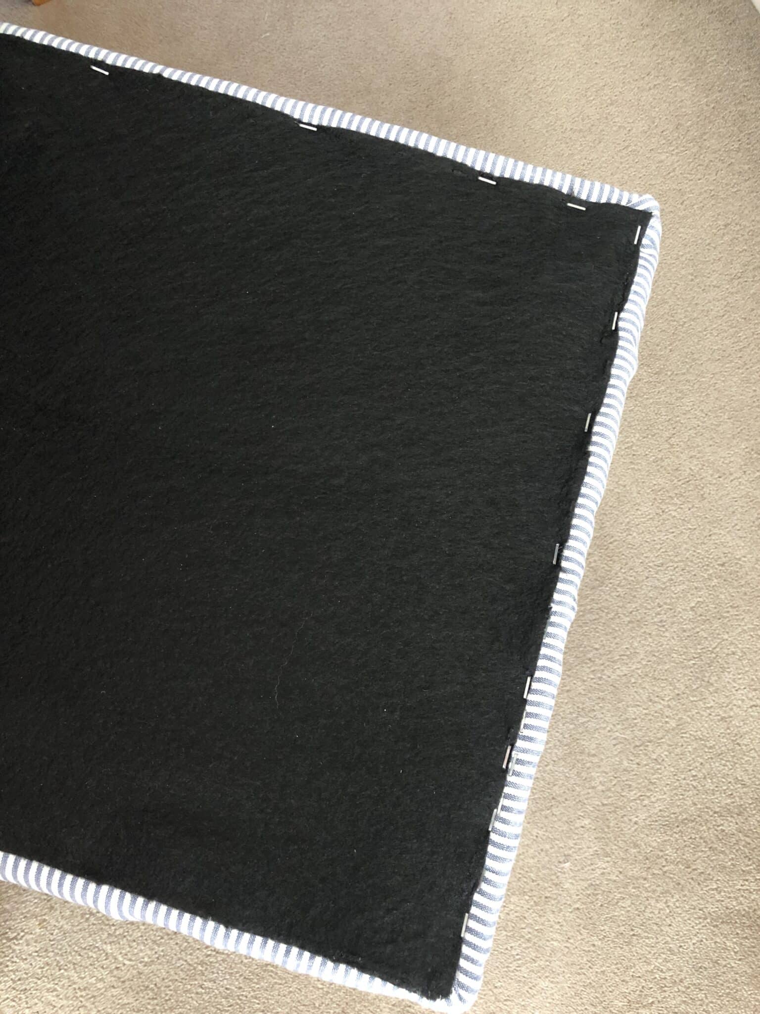 DIY How To Reupholster A Pouffe Sleekchic UK Home Interiors Blog