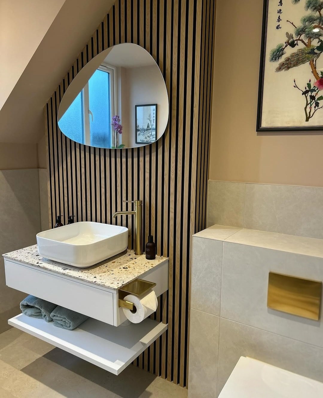Bathroom wall covering