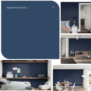What Colours Go With Dulux Sapphire Salute? - Sleek-chic Interiors