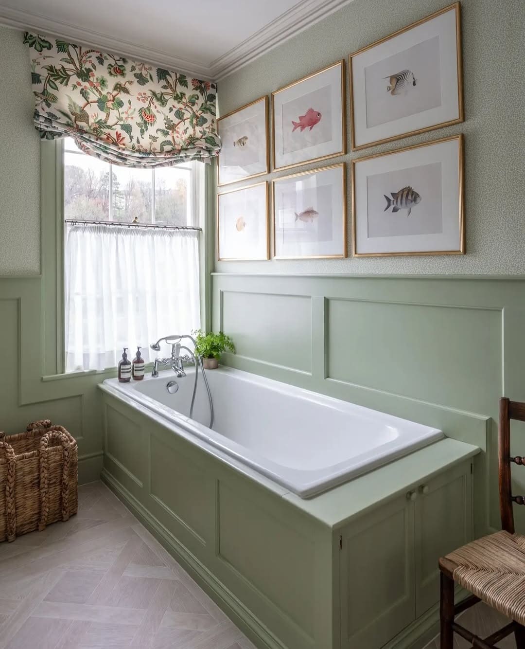Half wall paneling