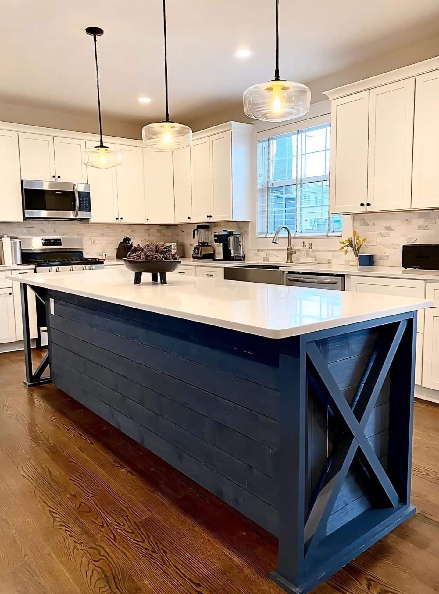 Shiplap kitchen island ideas