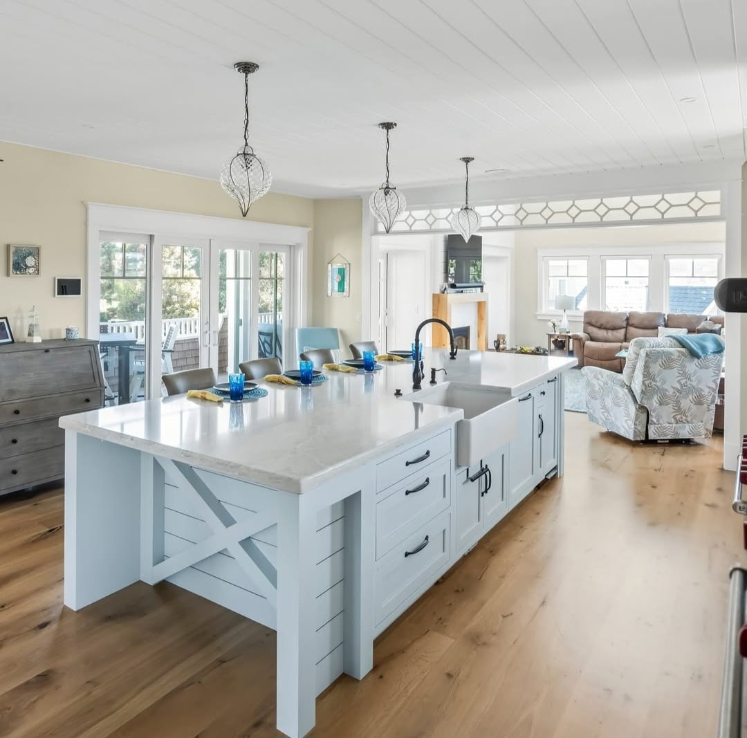 Shiplap kitchen island ideas 2