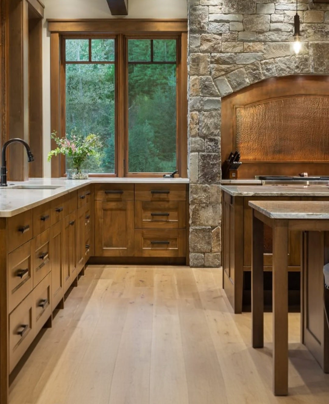 Copper kitchen backsplash 3