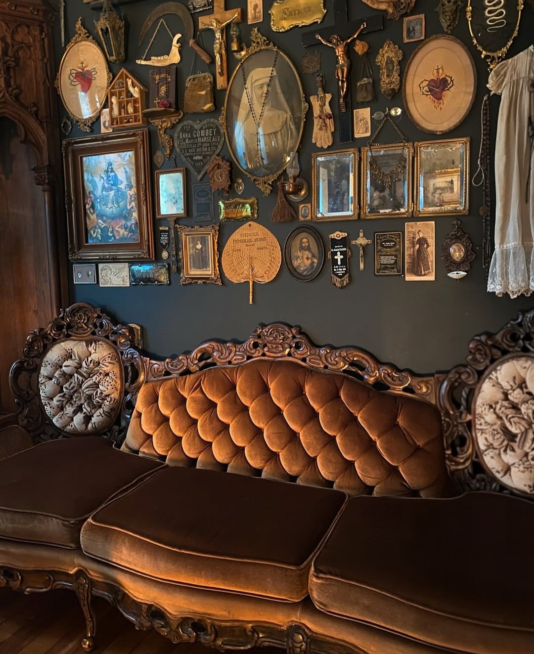 Dark maximalist decor