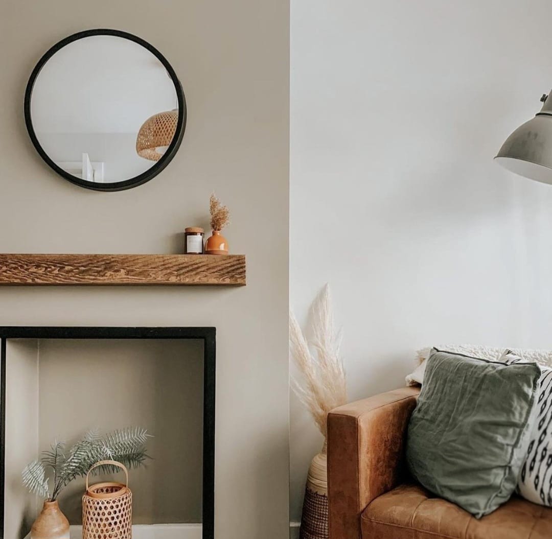 Sage green and terracotta