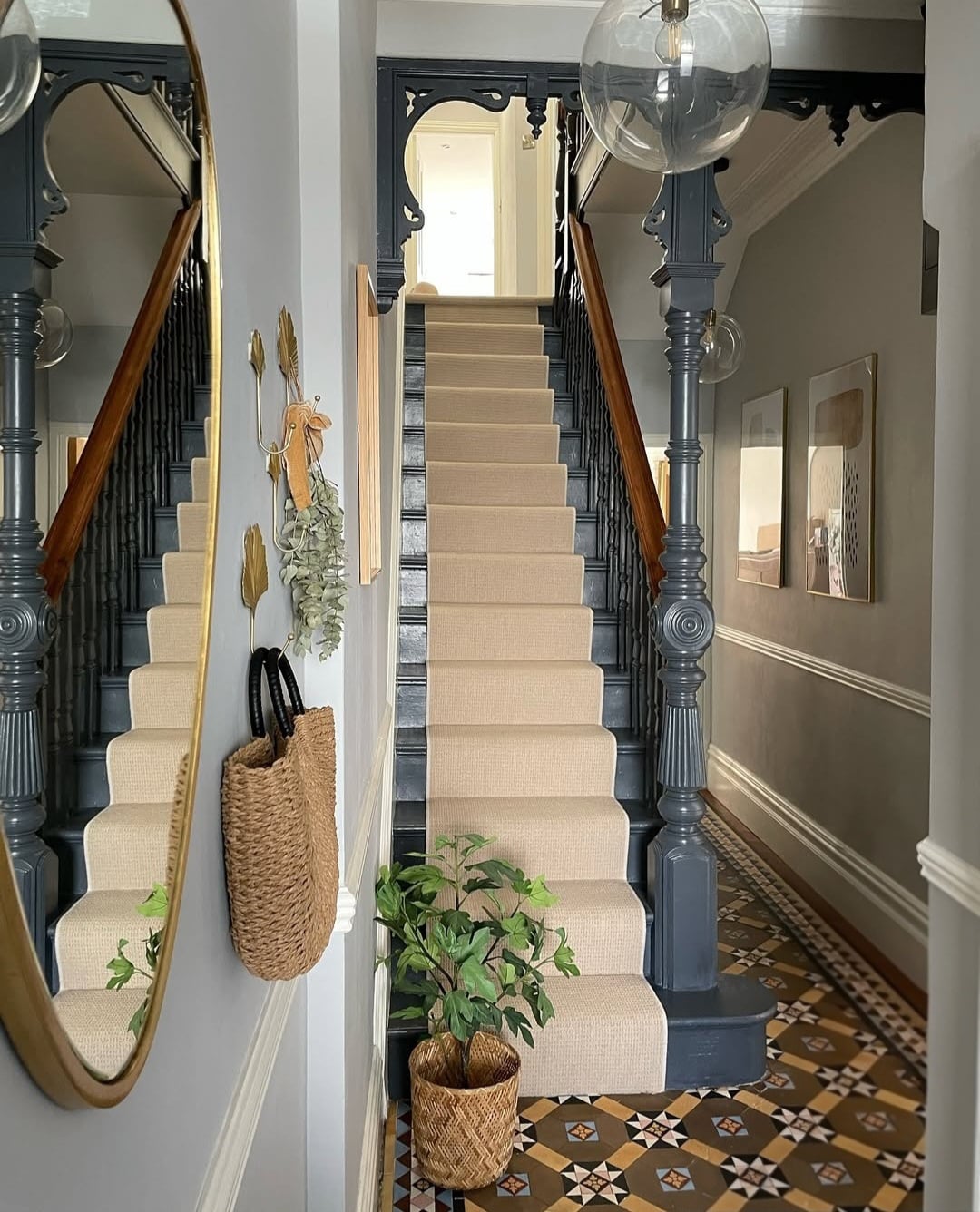 Victorian terrace hallway