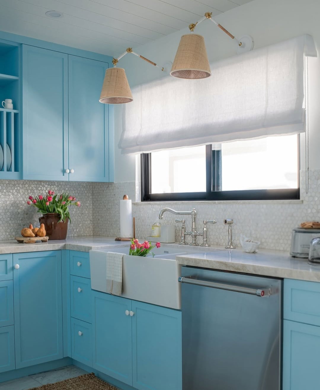 Blue and grey kitchen ideas