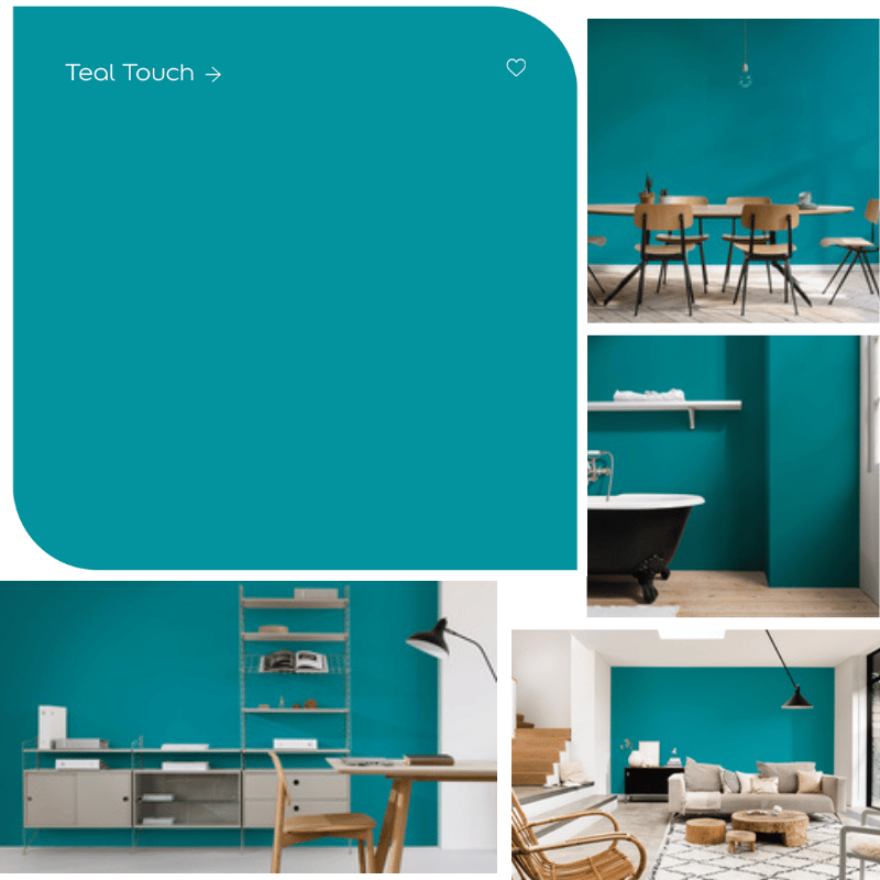 Dulux teal touch