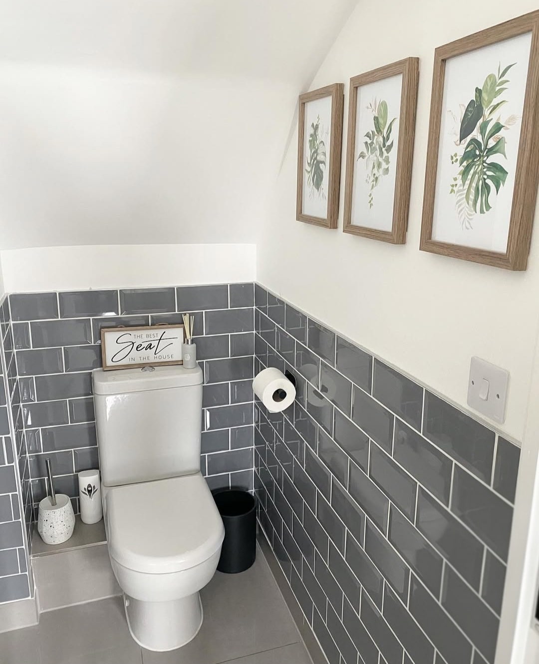 Grey downstairs toilet ideas 4