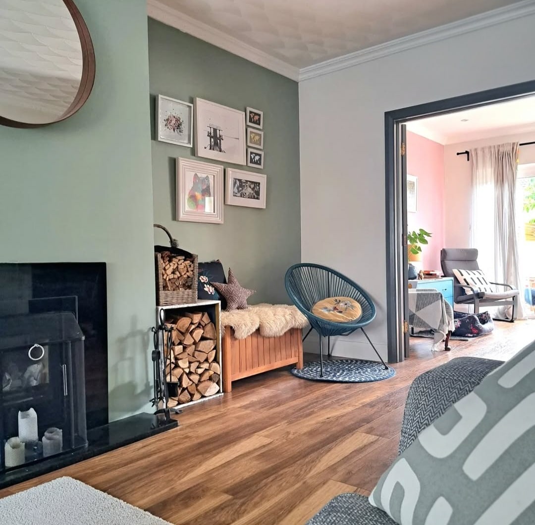 Sage green living room ideas