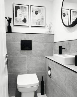 15 Grey Downstairs Toilet Ideas that Will Make Your Guests Jealous
