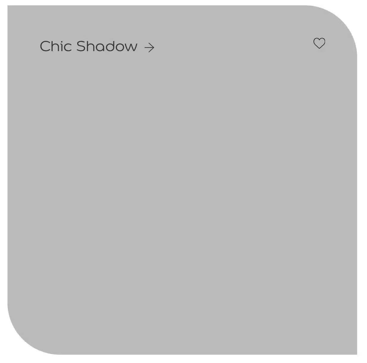 Chic shadow