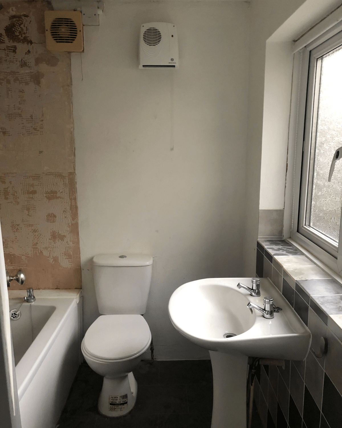 small bathroom before