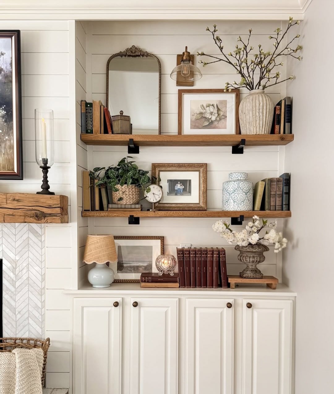 Living room shelving