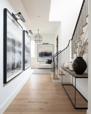 From Drab to Fab: 13 Hall Stairs and Landing Ideas - Sleek-chic Interiors