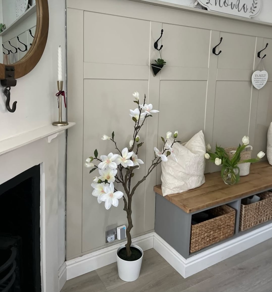 Hallway bench storage ideas 2