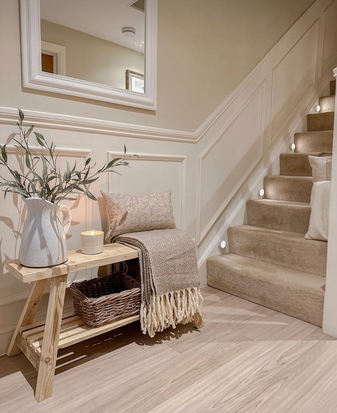 Hallway bench storage ideas 4