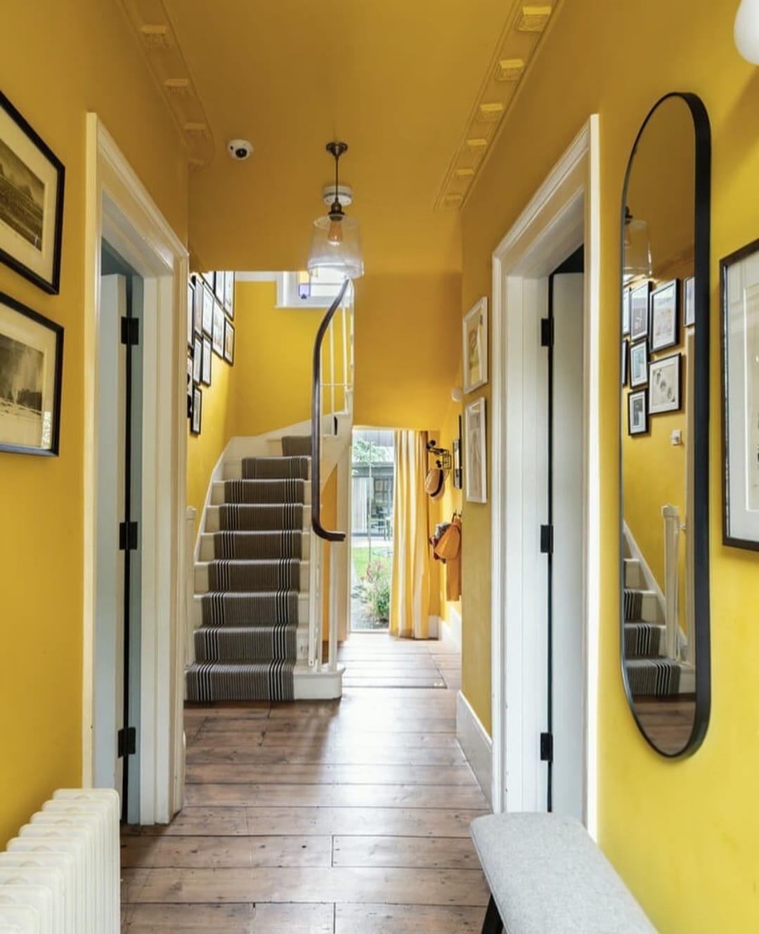 Yellow hallway ideas 1