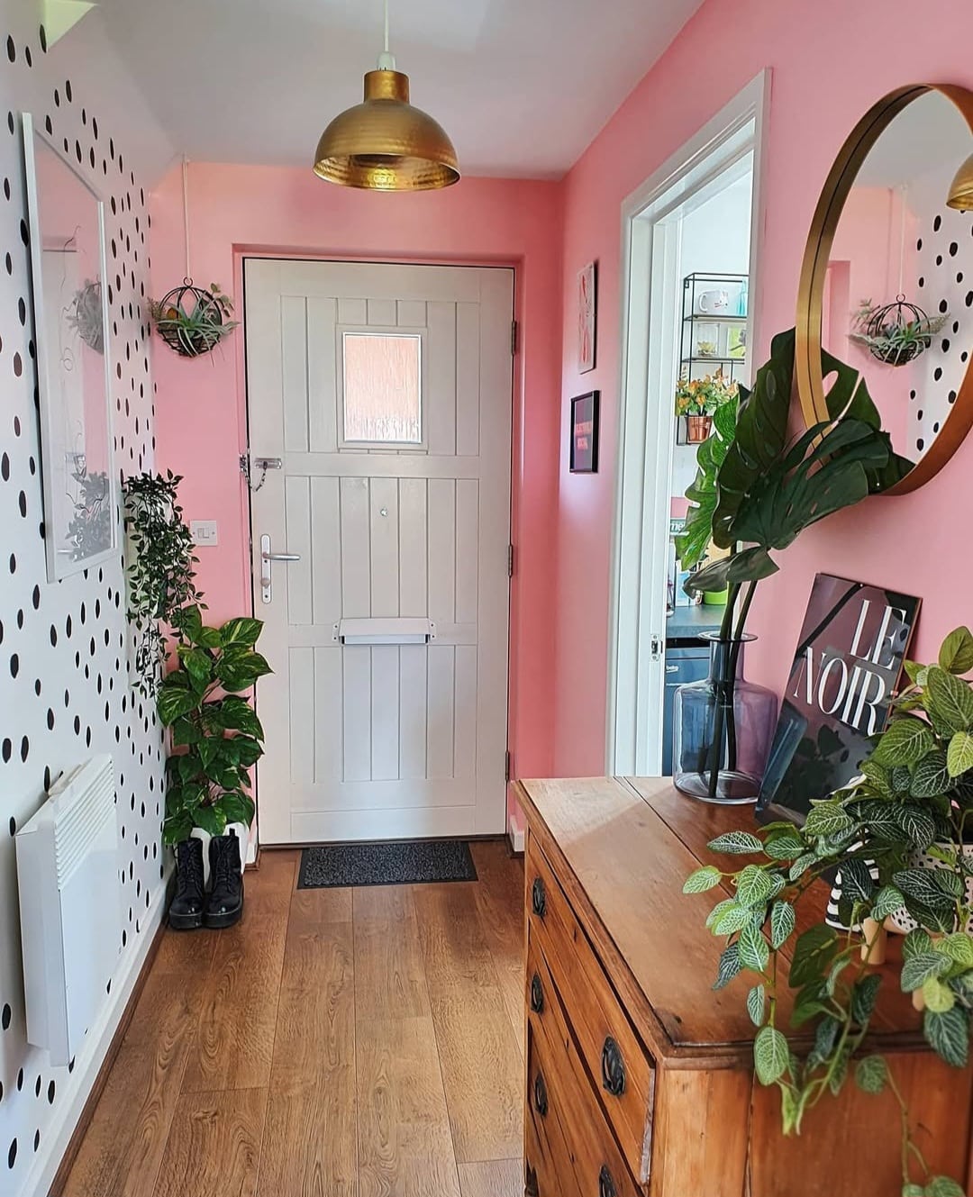 Pink hallway ideas 3