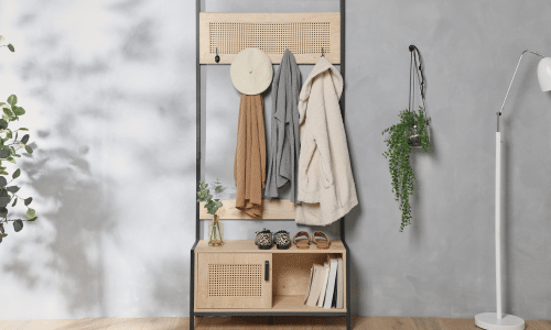 narrow hallway storage ideas