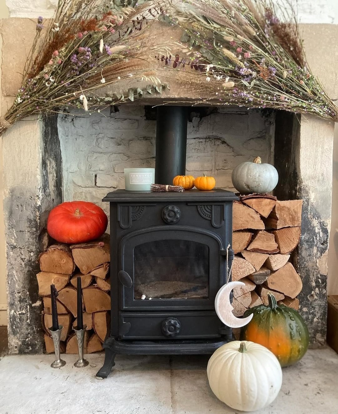 Autumn fireplace decor 3 1