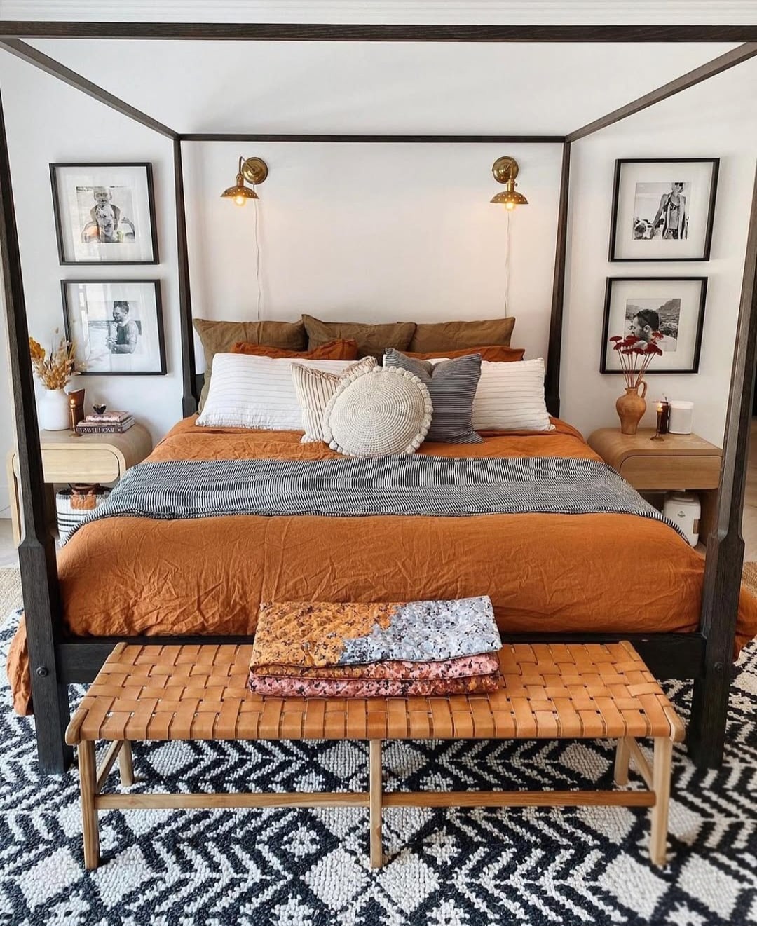 Fall bedroom decor