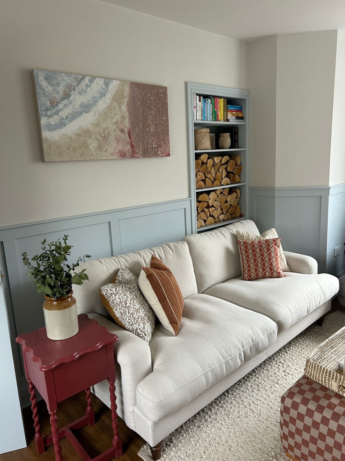 Living room wall panelling ideas 4