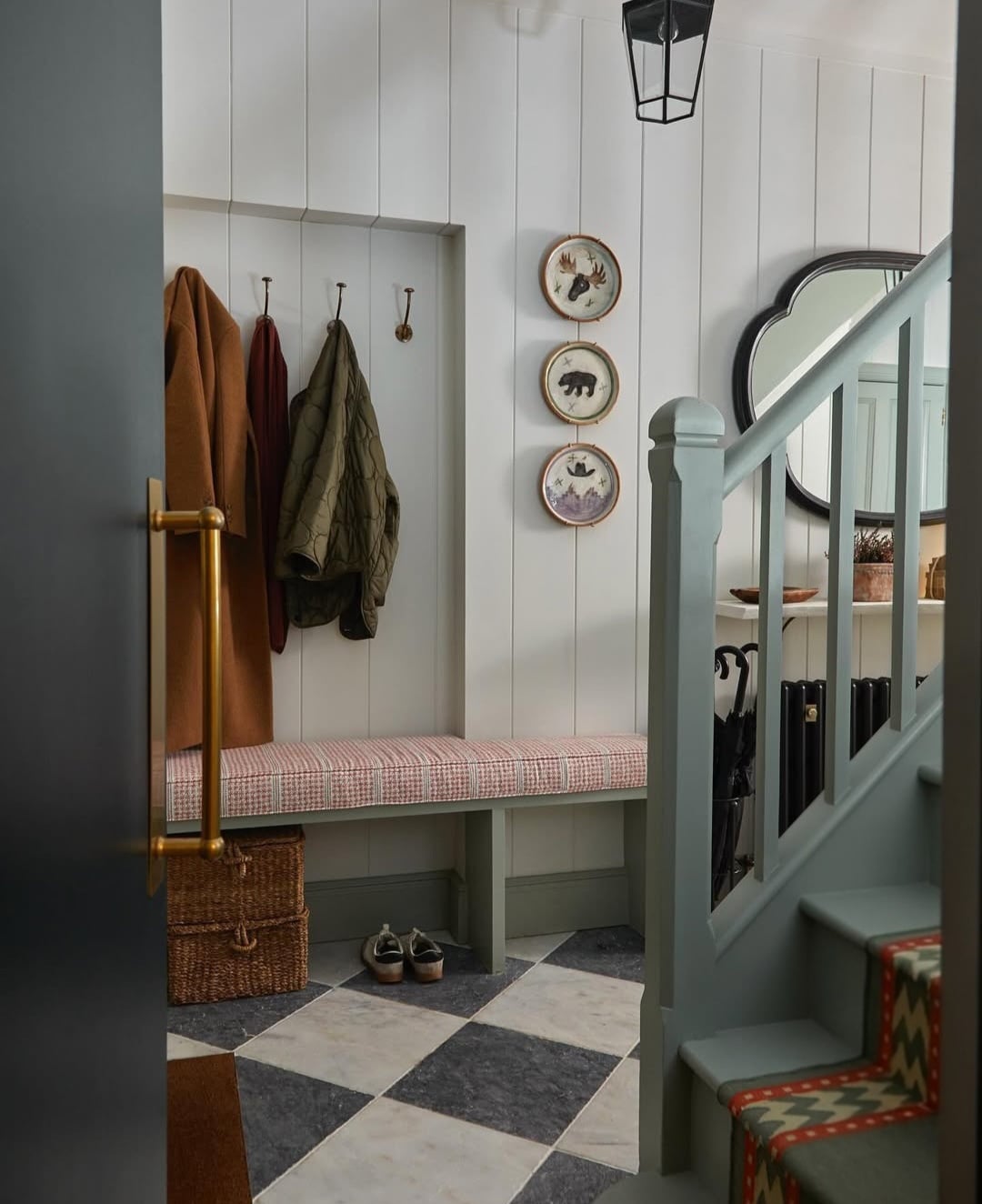 Narrow hallway coat storage 1