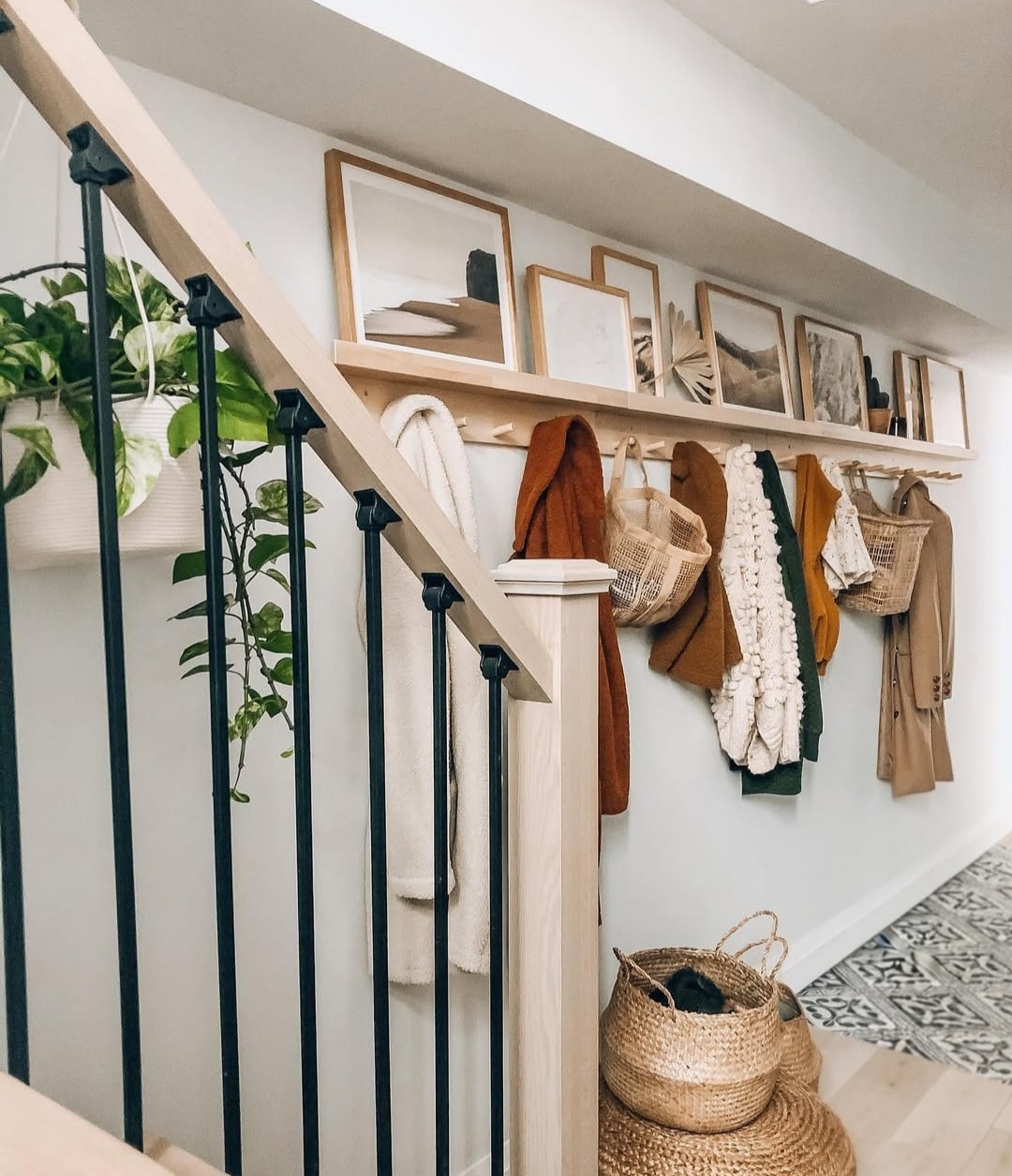 Narrow hallway coat storage 2 1