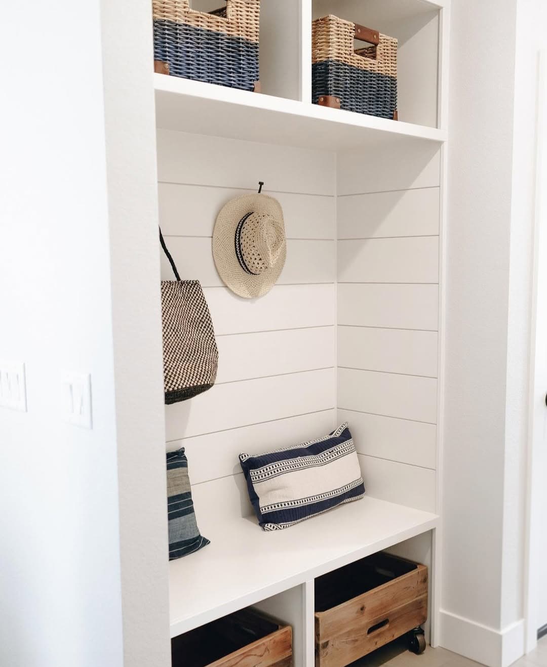 Narrow hallway coat storage 3