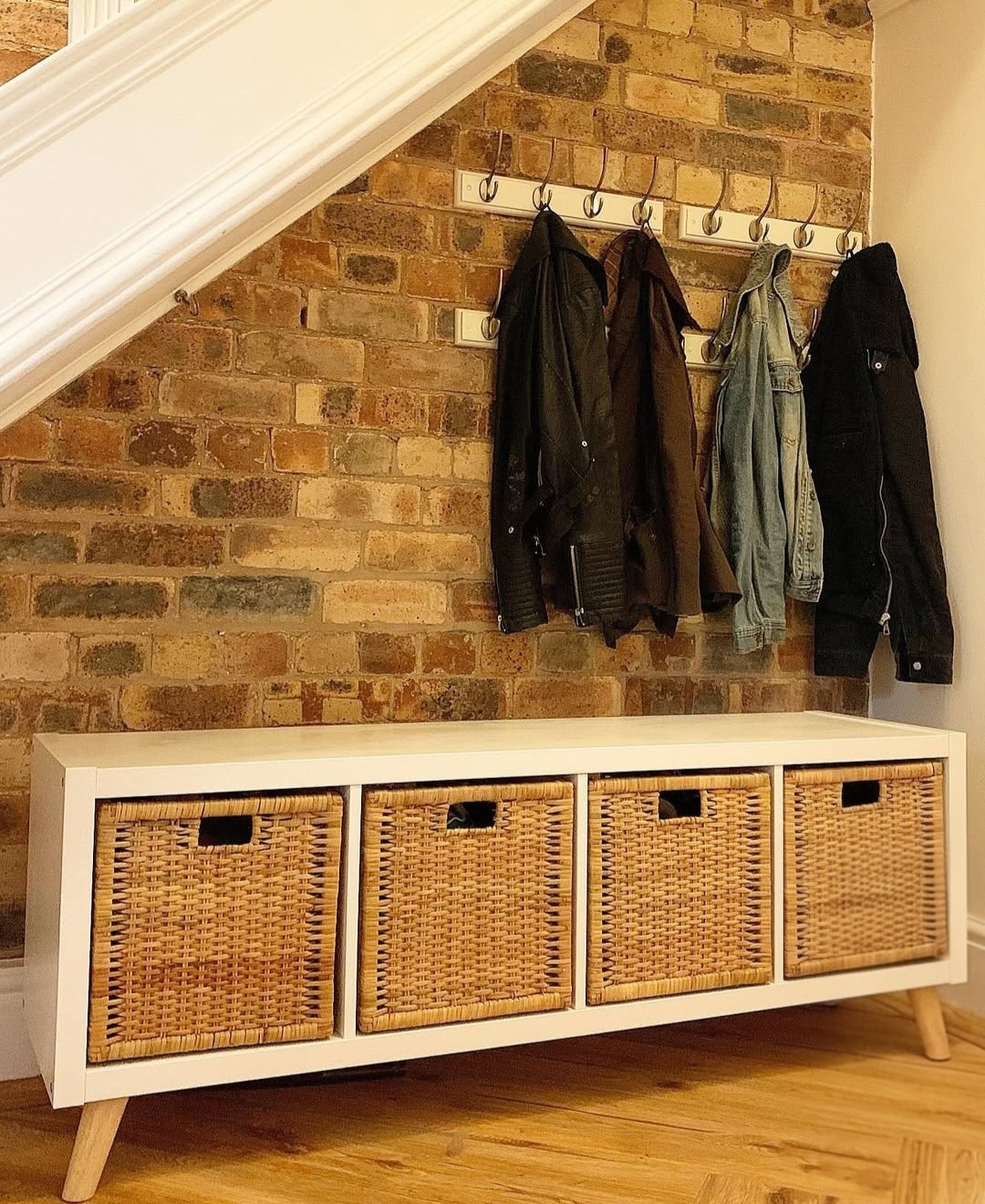 Narrow hallway coat storage 4