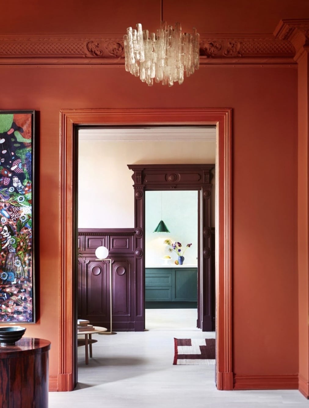 Red hallway ideas 4 2