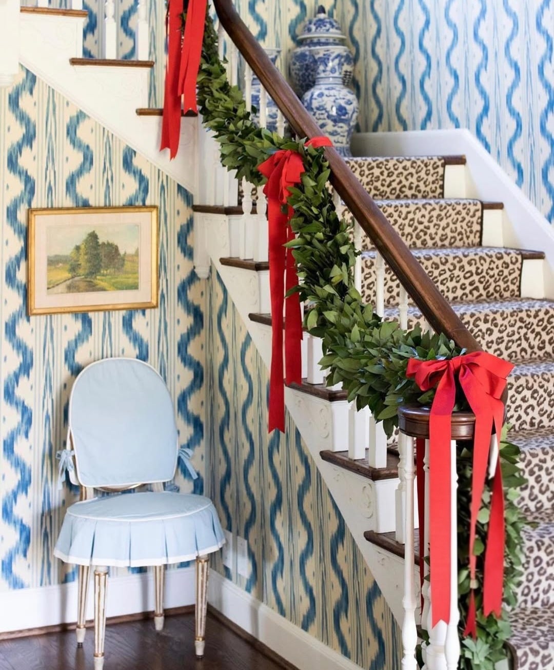 Christmas stairway decorations 3 1