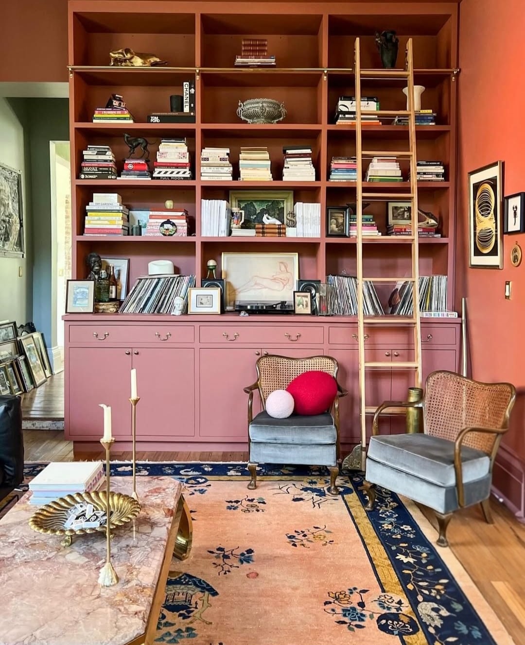 Farrow and Ball Bookroom Red