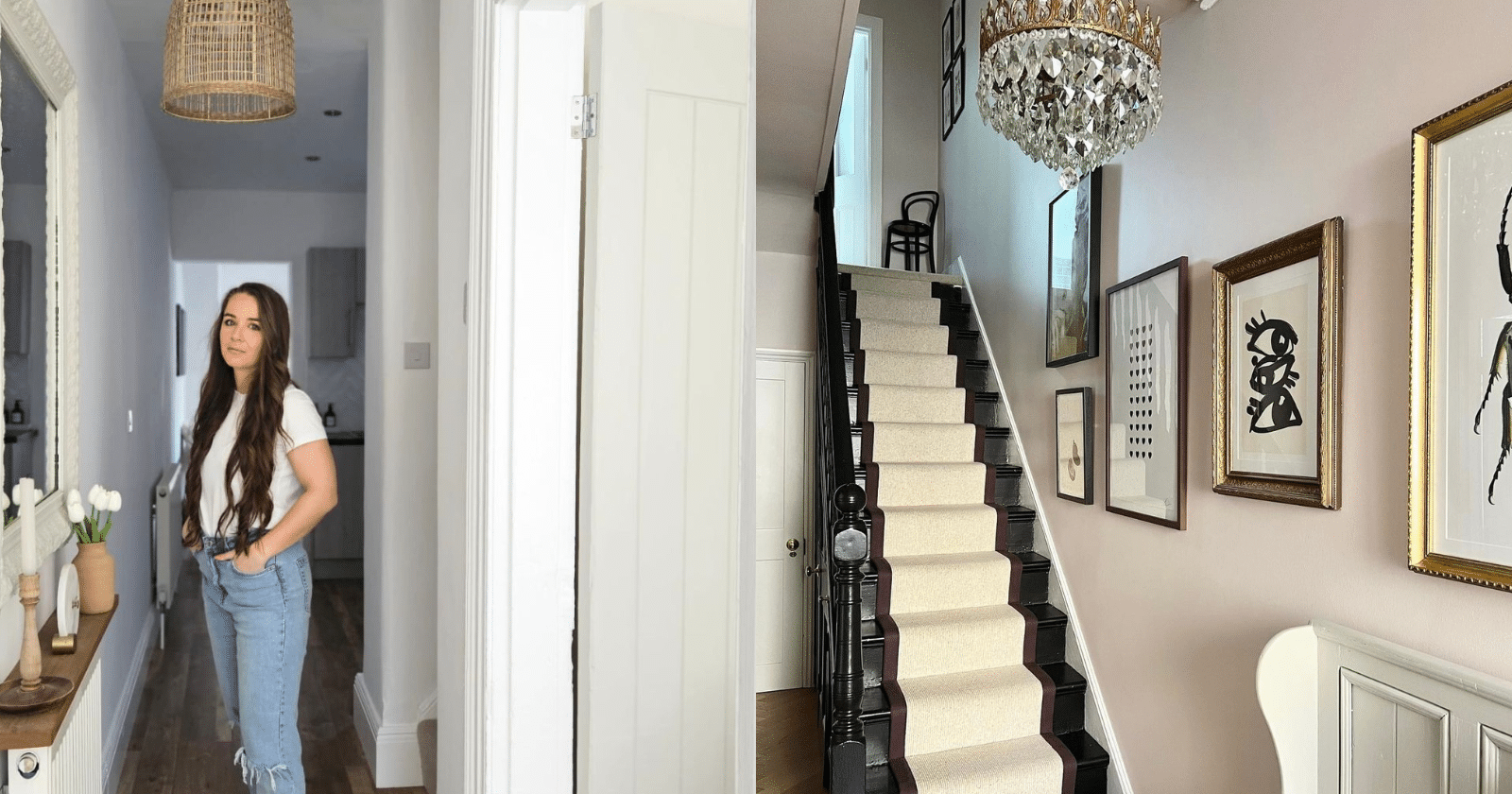 narrow hallway colours