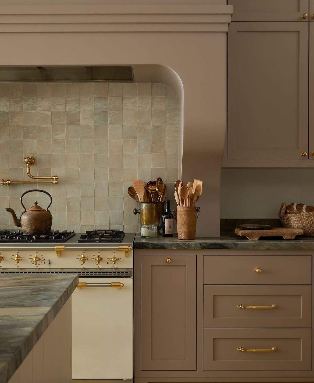 Brown kitchen cabinets 12