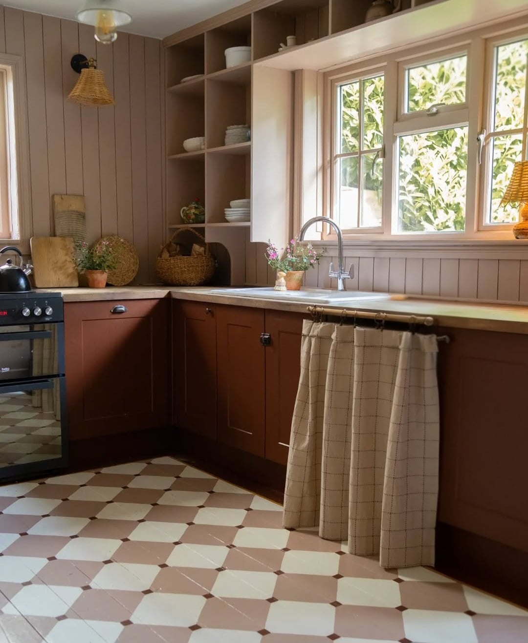 Brown kitchen cabinets 4 1