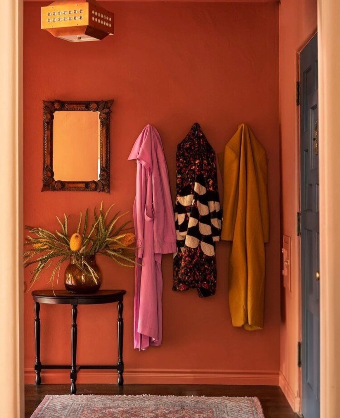 Orange hallway ideas 2 1