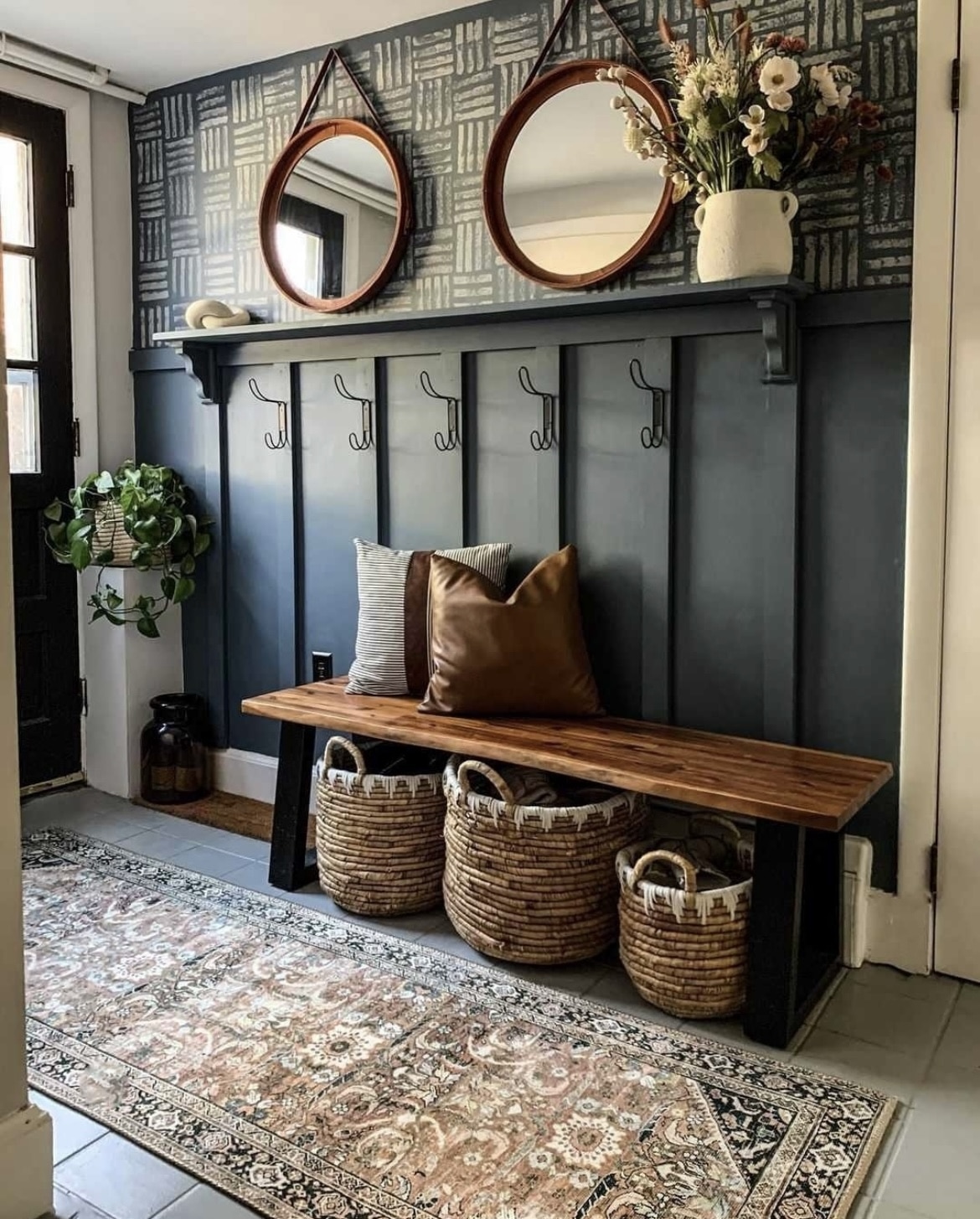 board and batten entryway 16