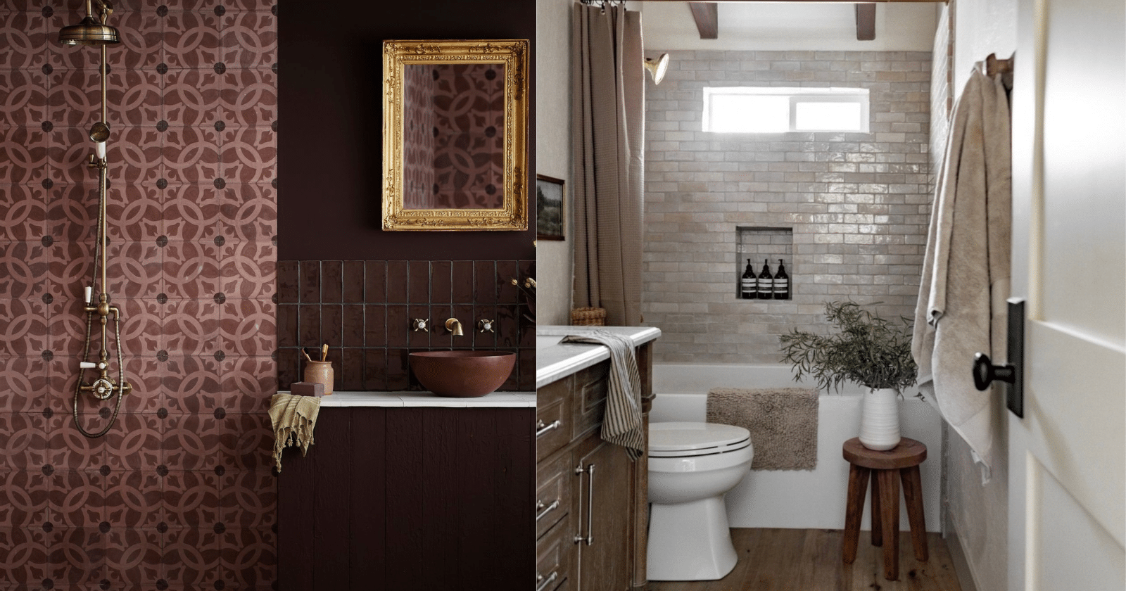 brown bathroom ideas