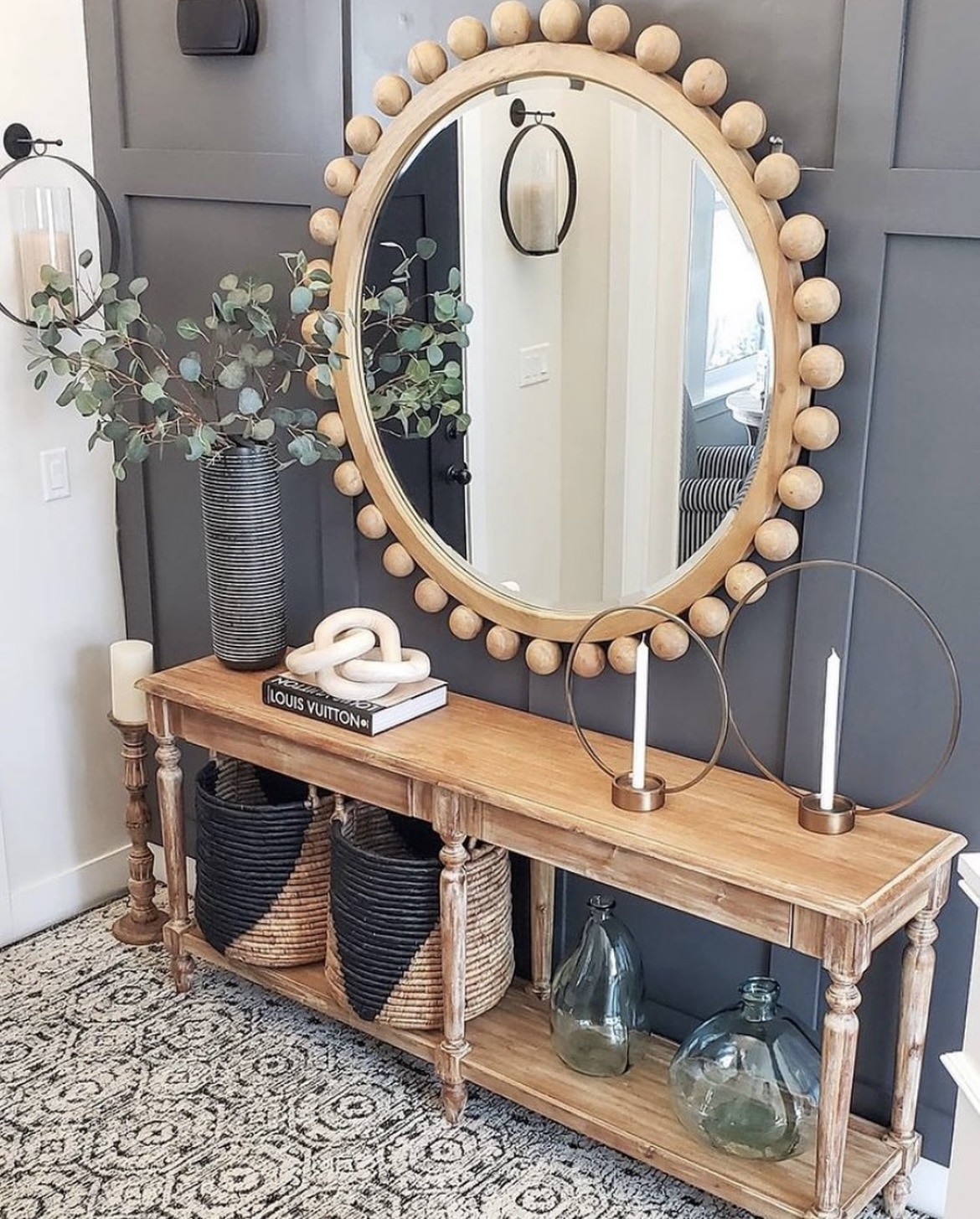 entryway table decor 1