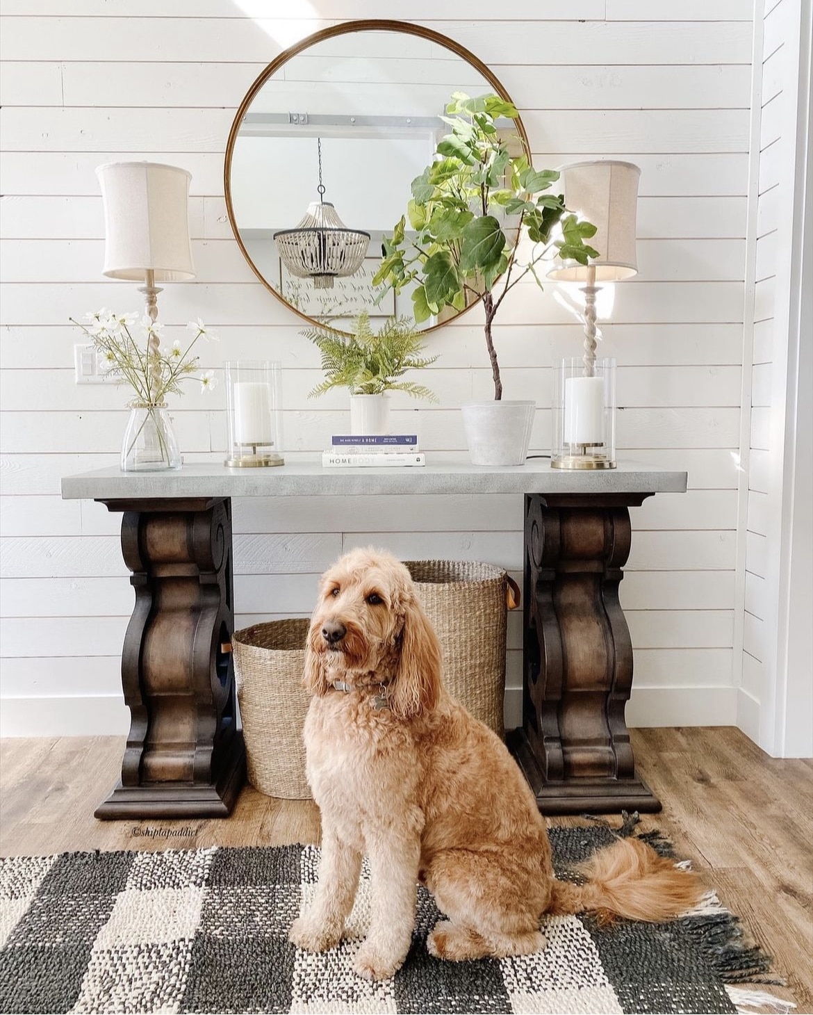 entryway table decor 12