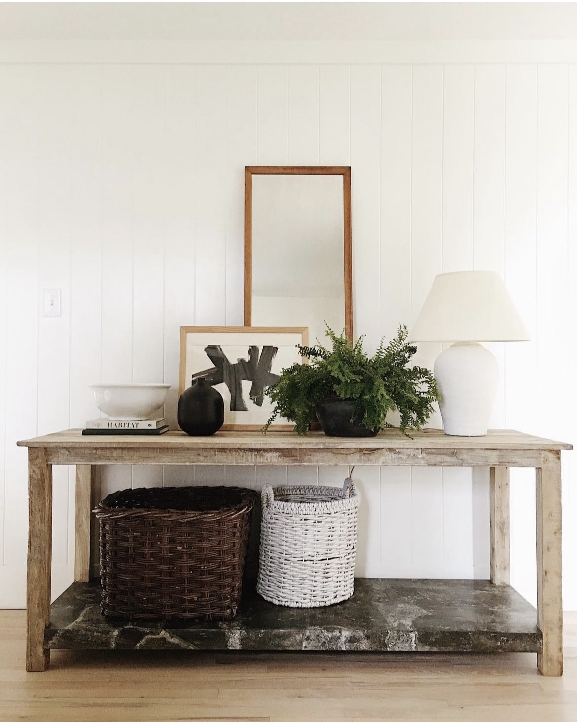 entryway table decor 16