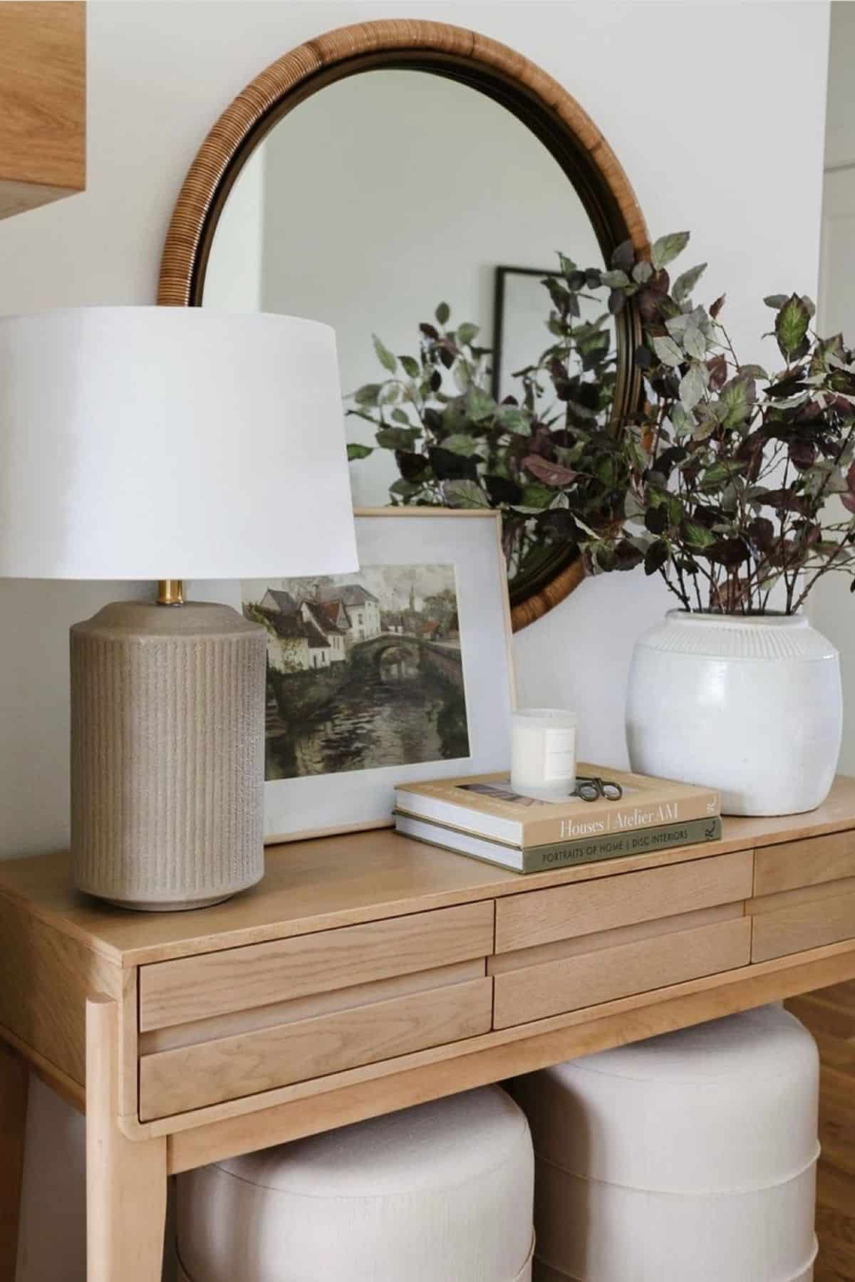 entryway table decor ideas