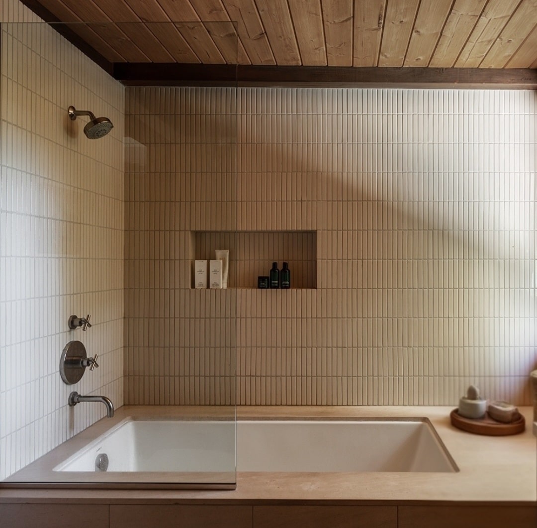 Japandi bathroom ideas 22