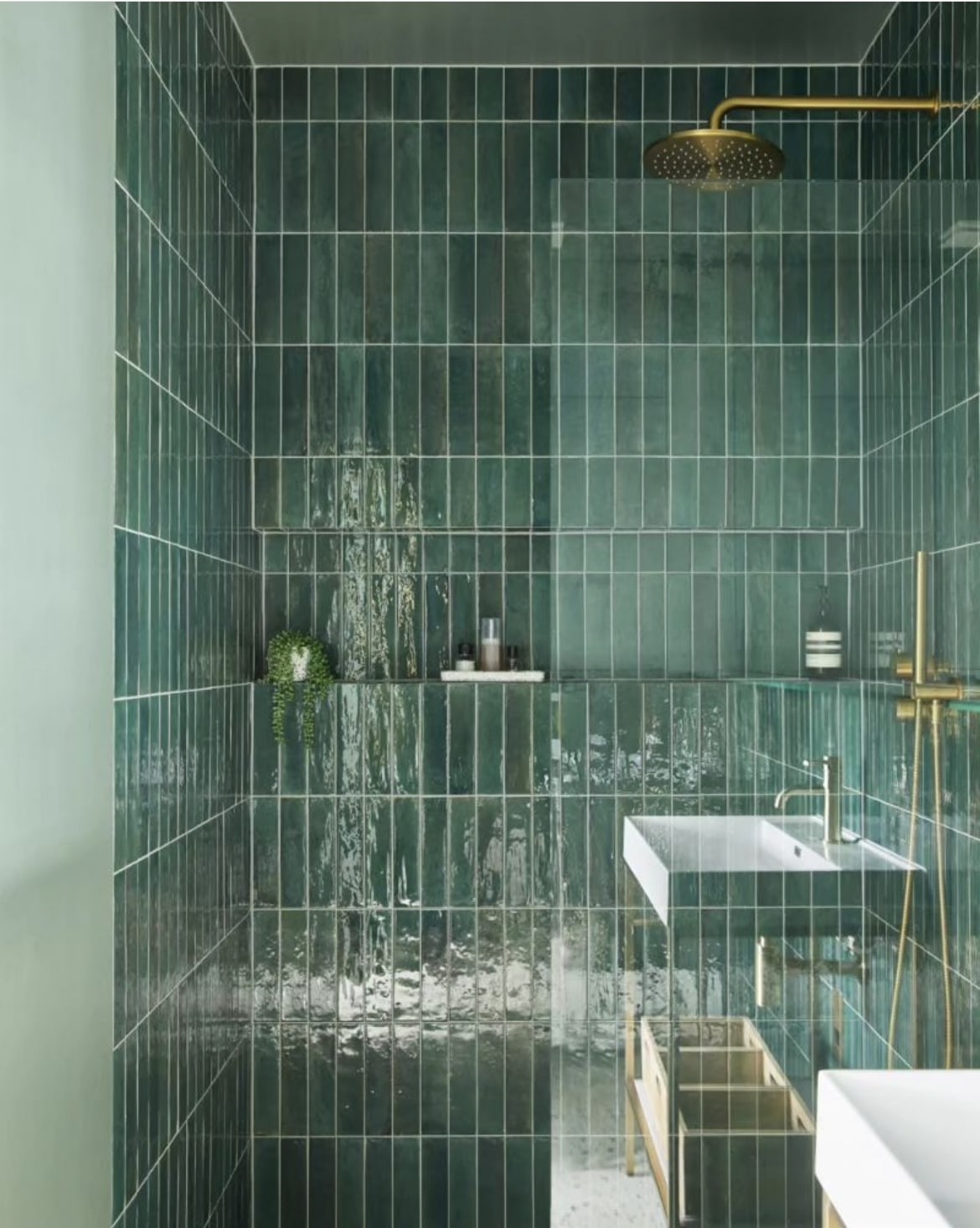 green bathroom ideas 15